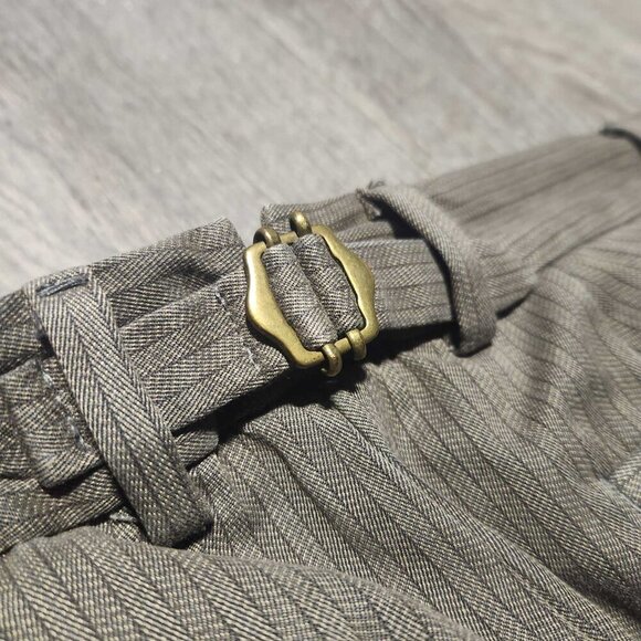 Vintage Drykorn baggy low rise striped brown office pants ✦ officecore ✦ - Picture 16 of 16